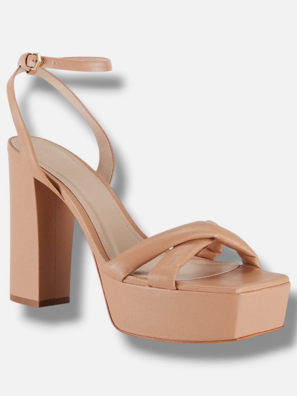 Saks Fifth Avenue Women's Pink Criss-Cross High Heel Sandals Shoes Size 40.5
